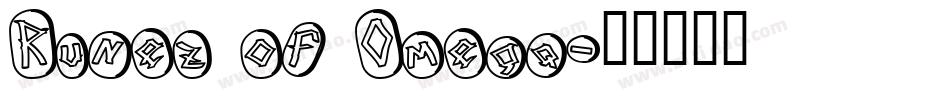 Runez of Omega字体转换